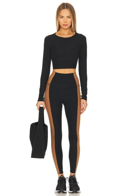 Spacedye Vitality Colorblock High Waisted Midi Legging - Image 4