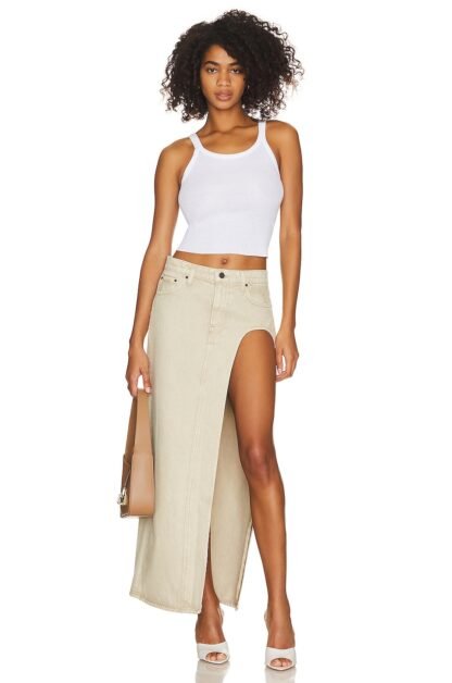 Blanca Maxi Skirt With High Slit - Image 4