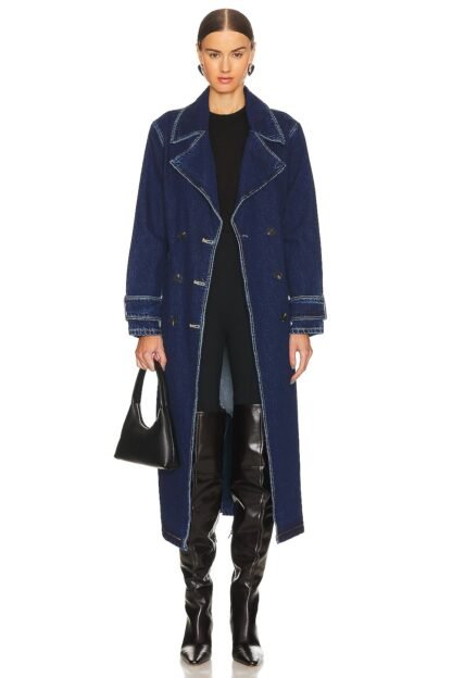 Wren Denim Trench