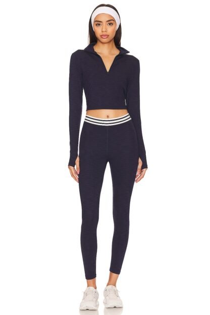 Bailey High Waist Active Rib Crop Legging - Image 4