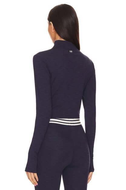 Stevie Active Rib Half Zip Top - Image 3